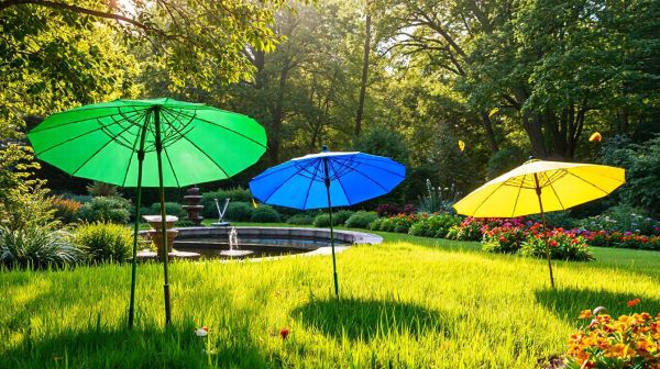 Top parasols déportés pour optimiser votre jardin