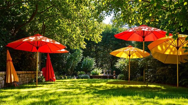 Top parasols déportés pour optimiser votre jardin