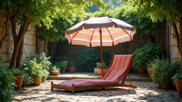 Un parasol déporté pour maximiser votre espace extérieur